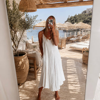 Crete VINTAGE WHITE dress *NEW*
