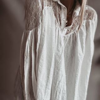 Tabu Vintage white Lace Blouse *NEW*