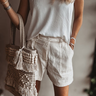 Cargo shorts CREAM *NEW*