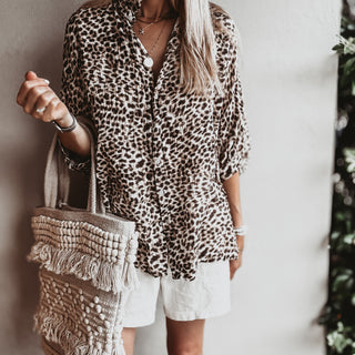 Slouchy leopard Blouse *NEW*
