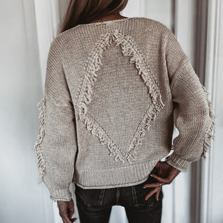 Cream Davina tassel knit  *NEW*