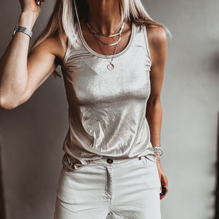 Gold champagne Amalfi tank top *NEW*