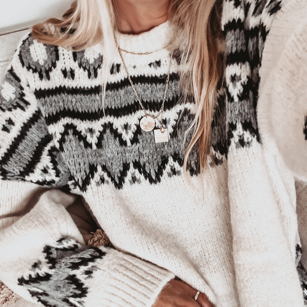 Monochrome slouchy jumper *NEW*
