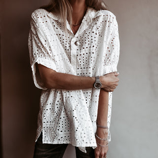 Oversized Laria Broderie Blouse *NEW*