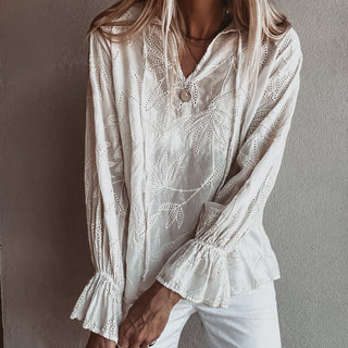 CREAM ceretto blouse  *NEW*
