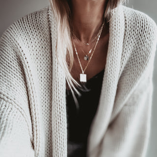 Cream / black Cities Cardigan *NEW*