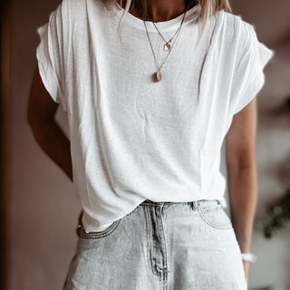 WHITE May TEE *NEW*
