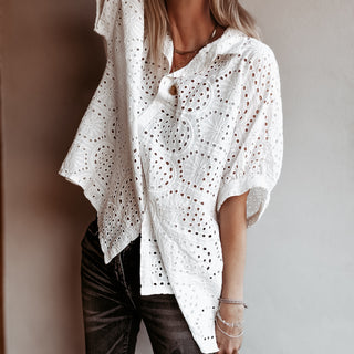 Oversized Laria Broderie Blouse *NEW*