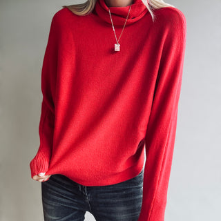 Red Lane roll neck jumper *NEW*