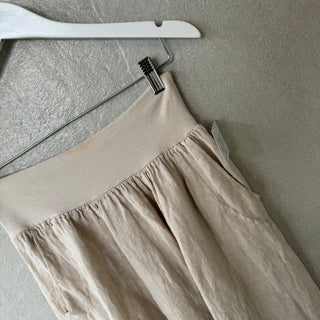 Loire linen BEIGE skirt *NEW*