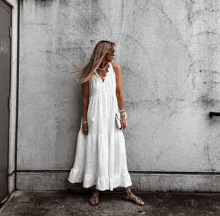 Paros WHITE summer dress  *NEW*