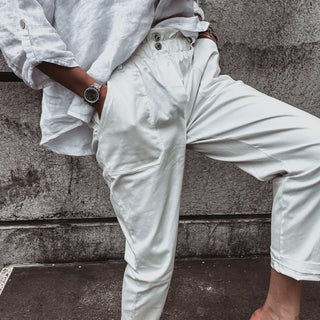 Cream Pippa paperbag jeans