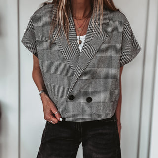 Madi Monochrome Check gilet *NEW*