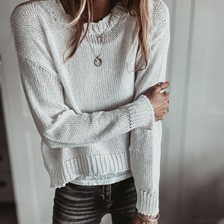 100% cotton WHITE Wolfie knit *NEW*