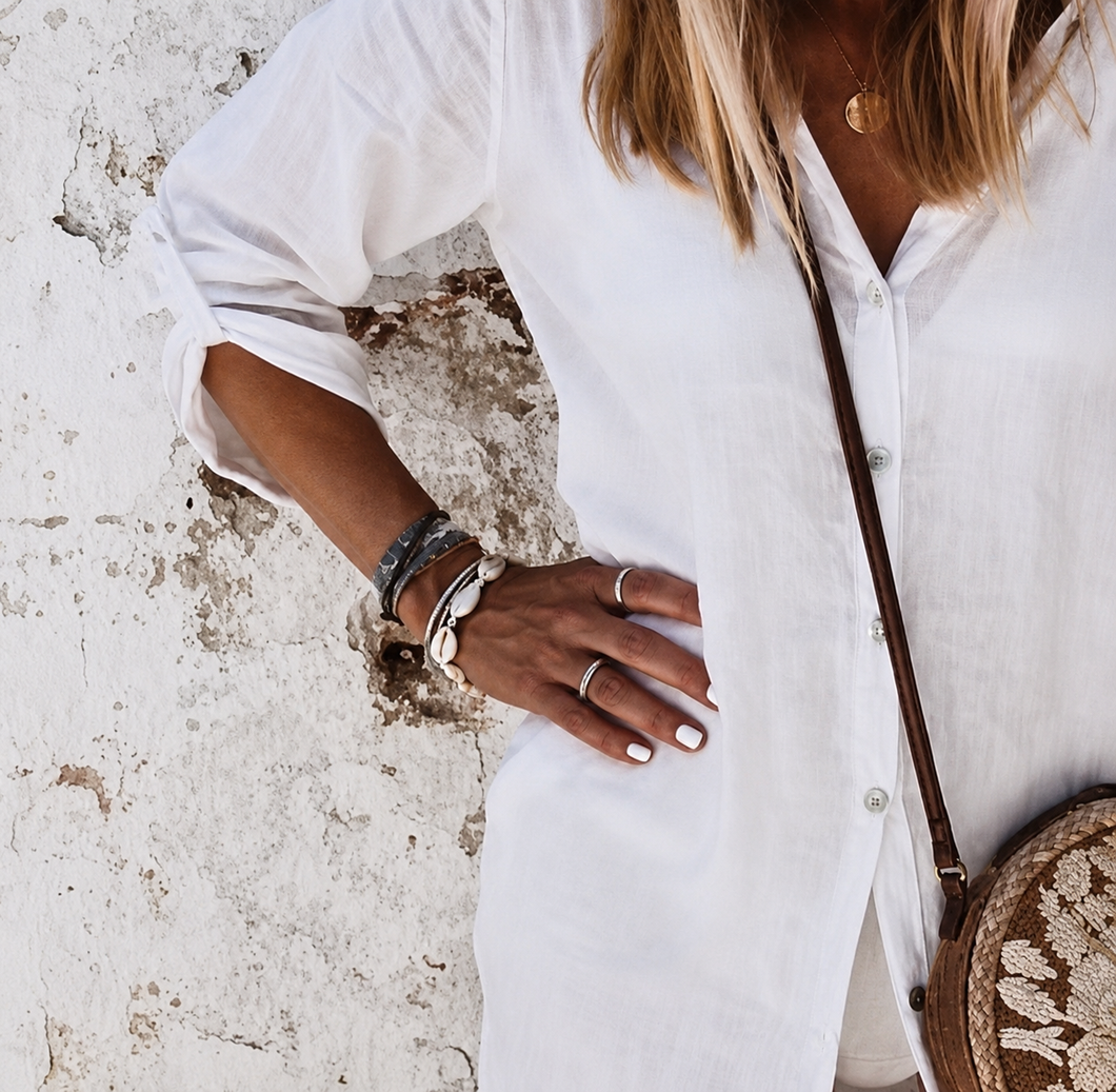 Cowrie bracelet/anklet
