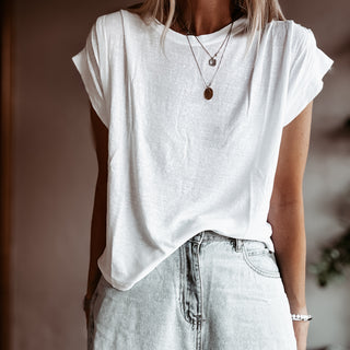 WHITE May TEE *NEW*