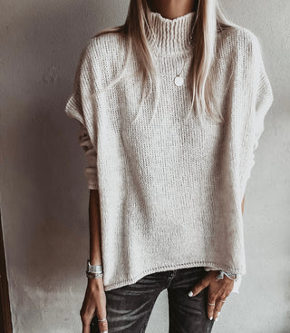 Milano WHITE HIGH NECK jumper *NEW*