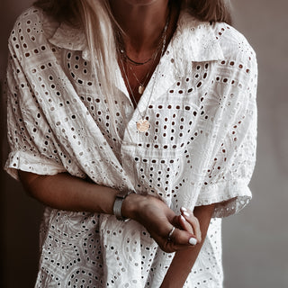 Oversized Laria Broderie Blouse *NEW*