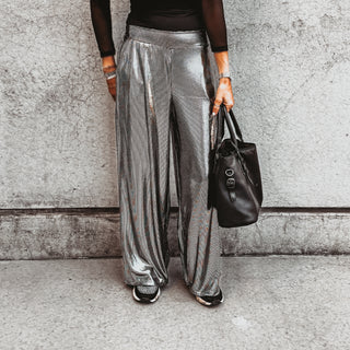 Metallic SiLVER palazzos *NEW*