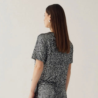 Meera SILVER Sequin tee *NEW*