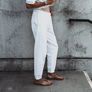 White college joggers *NEW*