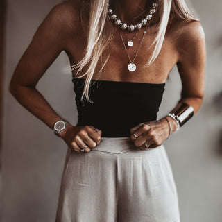 Bea Black bandeau top *NEW*