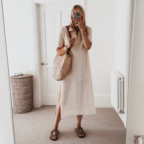 Kayenta Crochet CREAM dress