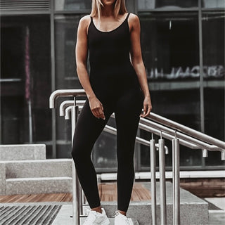 Isla BLACK strappy all in one