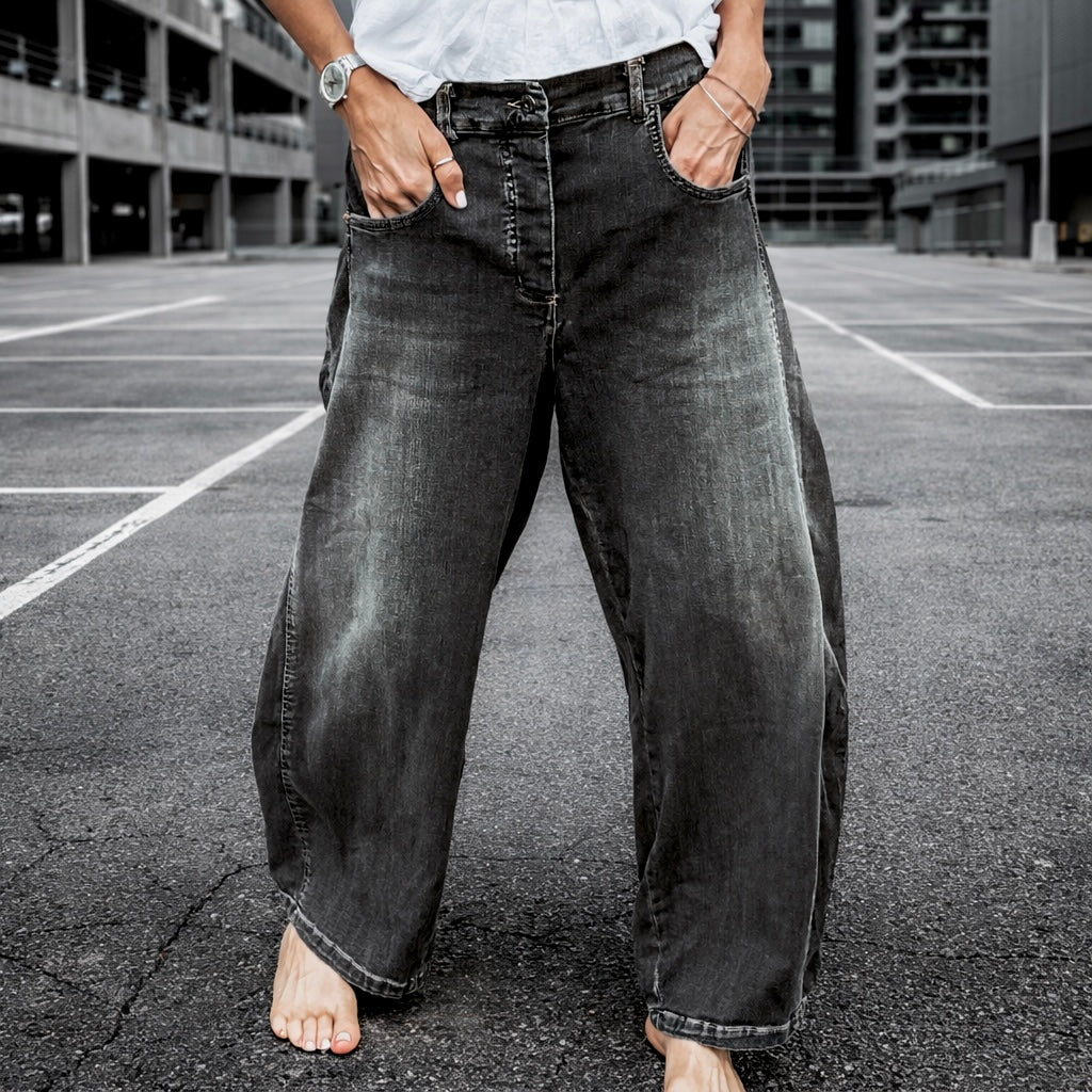 Grey Boston barrel jeans *NEW*