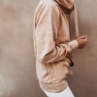 COLLEGE tan Hoody