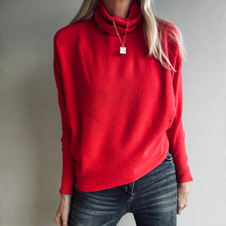 Red Lane roll neck jumper *NEW*