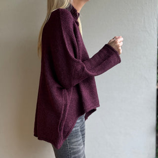 Milano BURGUNDY high neck jumper *NEW*