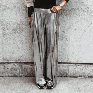 Metallic SiLVER palazzos *NEW*