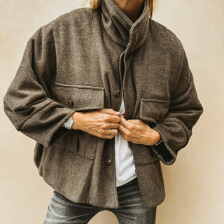 Forest khaki super slouchy  boyfriend bomber jacket *NEW*