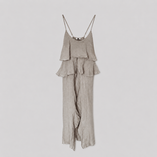 Livy long sand linen top *NEW*