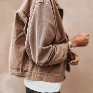 Sand denim jacket *NEW*