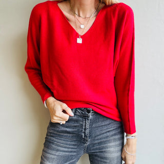 LEENA RED sweater *NEW*