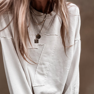 Vintage white 7 sweatshirt *PRE-ORDER*