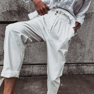Cream Pippa paperbag jeans