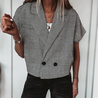 Madi Monochrome Check gilet *NEW*