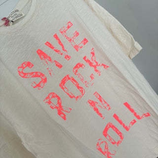 SAVE ROCK N ROLL Tee *NEW*