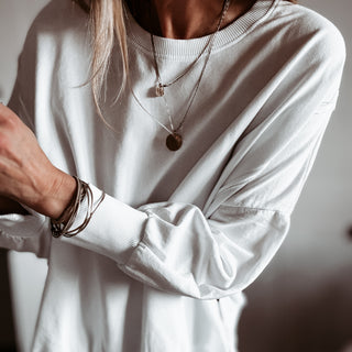 WHITE Perugia super slouchy sweatshirt *NEW*