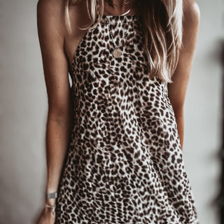 Leopard tie summer dress *NEW*