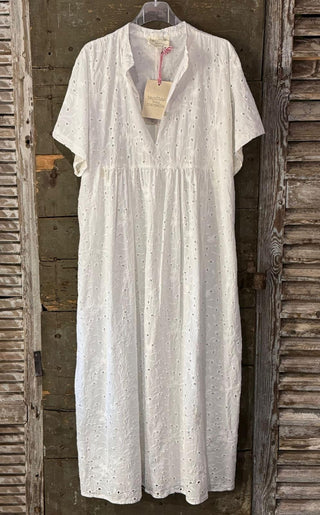 Sevena broderie anglais WHITE dress