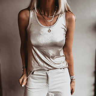 Gold champagne Amalfi tank top *NEW*