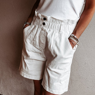 Poppy paperbag shorts CREAM
