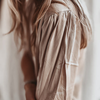 Grafton beige satin blouse *NEW*