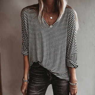 Montage V neck breton striped top *NEW*