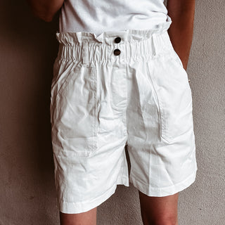 Poppy paperbag shorts CREAM