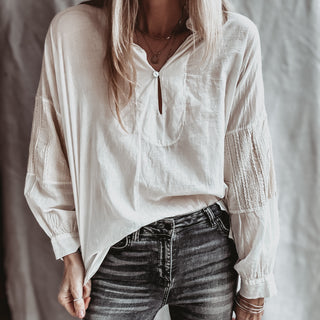 Vintage white sheer Blouse *NEW*